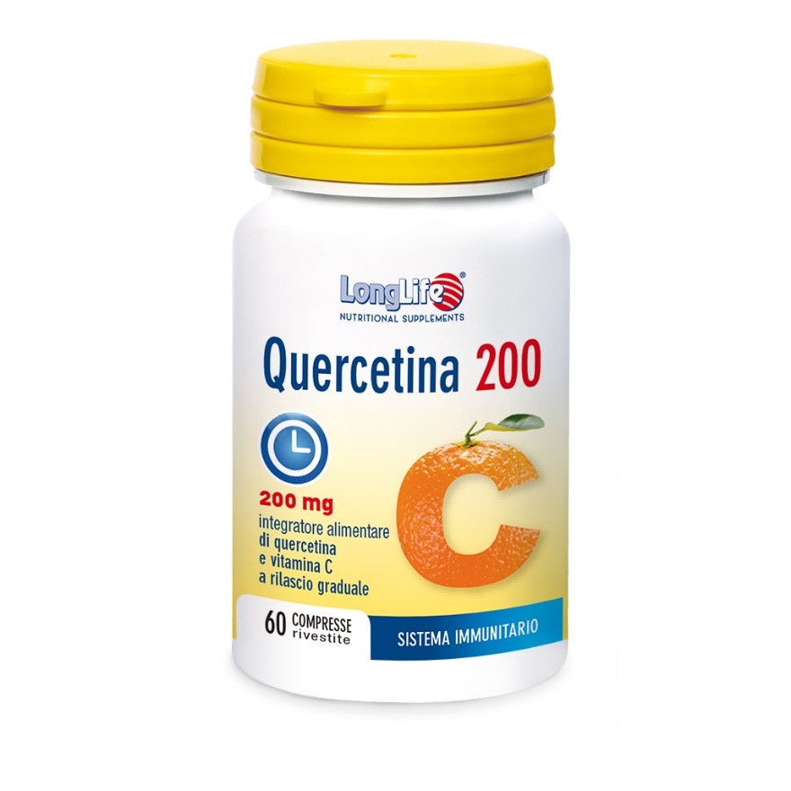 LONGLIFE QUERCETINA 200 60 COMPRESSE RIVESTITE - Farmacia Mortise