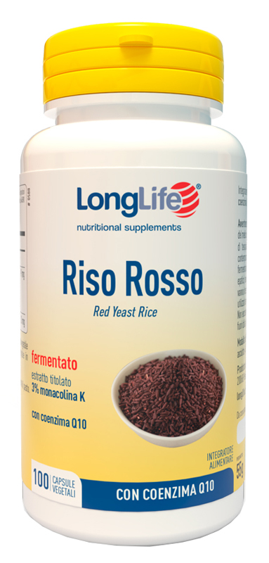 LONGLIFE RISO ROSSO 100 CAPSULE VEGETALI - Farmacia Mortise