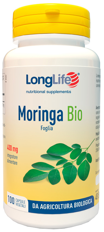 LONGLIFE MORINGA BIO 100 CAPSULE VEGETALI - Farmacia Mortise