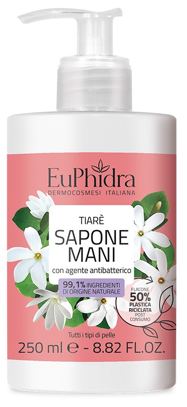 EUPHIDRA SAPONE LIQUIDO TIARE' 250 ML - Farmacia Mortise