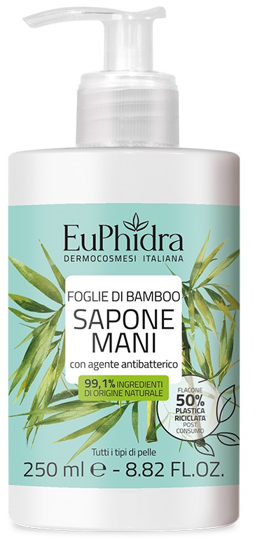 EUPHIDRA SAPONE LIQUIDO FOGLIE DI BAMBOO 250 ML - Farmacia Mortise