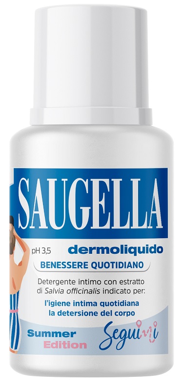 SAUGELLA DERMOLIQUIDO PH 3,5 BENESSERE QUOTIDIANO DETERGENTE INTIMO 100 ML - Farmacia Mortise