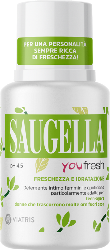 SAUGELLA YOU FRESH PH 4,5 FRESCHEZZA E IDRATAZIONE DETERGENTE INTIMO 100 ML - Farmacia Mortise