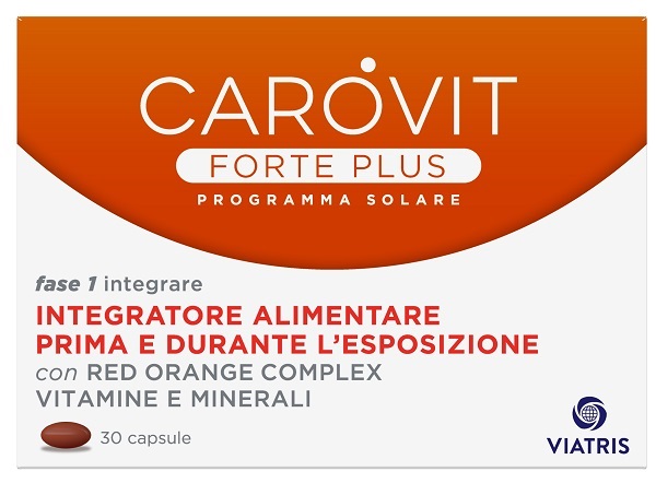 CAROVIT FORTE PLUS PROGRAMMA SOLARE 30 CAPSULE BL - Farmacia Mortise