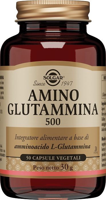 AMINO GLUTAMMINA 500 50 CAPSULE VEGETALI - Farmacia Mortise