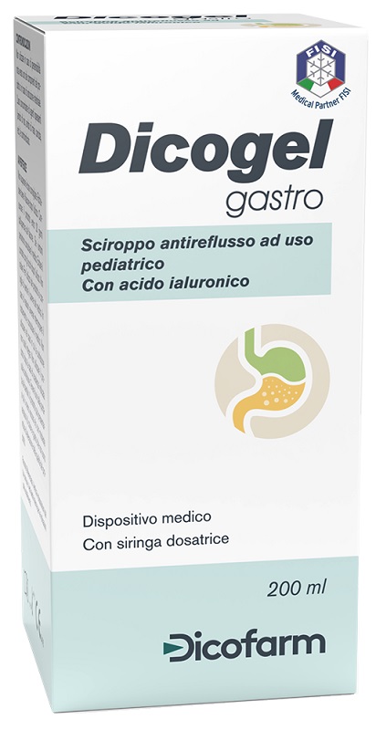 SCIROPPO ANTIREFLUSSO PEDIATRICO DICOGEL GASTRO 200 ML - Farmacia Mortise