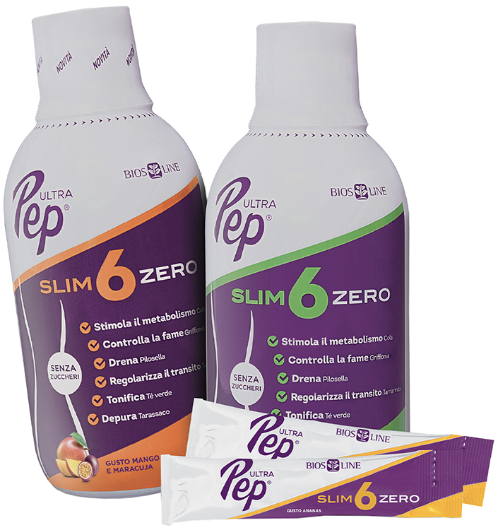 ULTRA PEP SLIM 6 ZERO ANANAS 500 ML BIOSLINE - Farmacia Mortise
