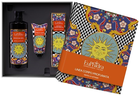 EUPHIDRA COFANETTO NEROLI & VETIVER 1 DOCCIA GEL 400 ML + 1 ACQUA PROFUMATA 125 ML + 1 CREMA MANI 50 ML - Farmacia Mortise
