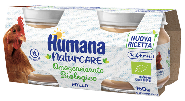HUMANA OMOGENEIZZATO POLLO BIOLOGICO 2 PEZZI 80 G - Farmacia Mortise