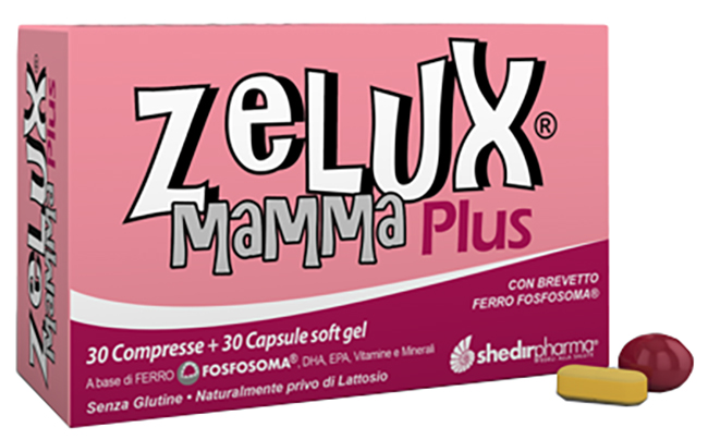 ZELUX MAMMA PLUS 30 COMPRESSE + 30 CAPSULE SOFT GEL - Farmacia Mortise
