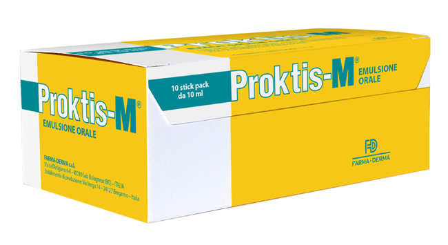 PROKTIS-M EMULSIONE ORALE 10 STICK DA 10 ML - Farmacia Mortise