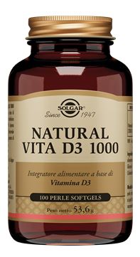 NATURAL VITA D3 1000 100 PERLE SOFTGEL - Farmacia Mortise