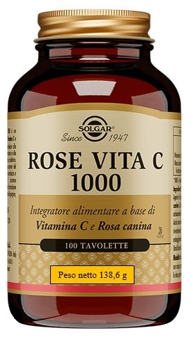 ROSE VITA C 1000 100 TAVOLETTE - Farmacia Mortise