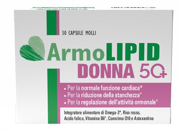 ARMOLIPID DONNA 50+ 30 CAPSULE MOLLI - Farmacia Mortise