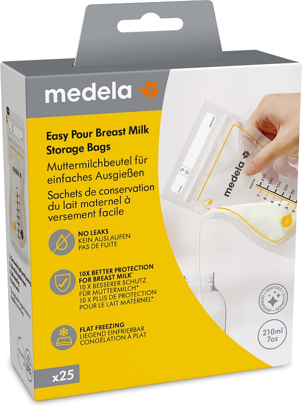EASY POUR SACCA CONSERVAZIONE LATTE MATERNO 25 PEZZI - Farmacia Mortise