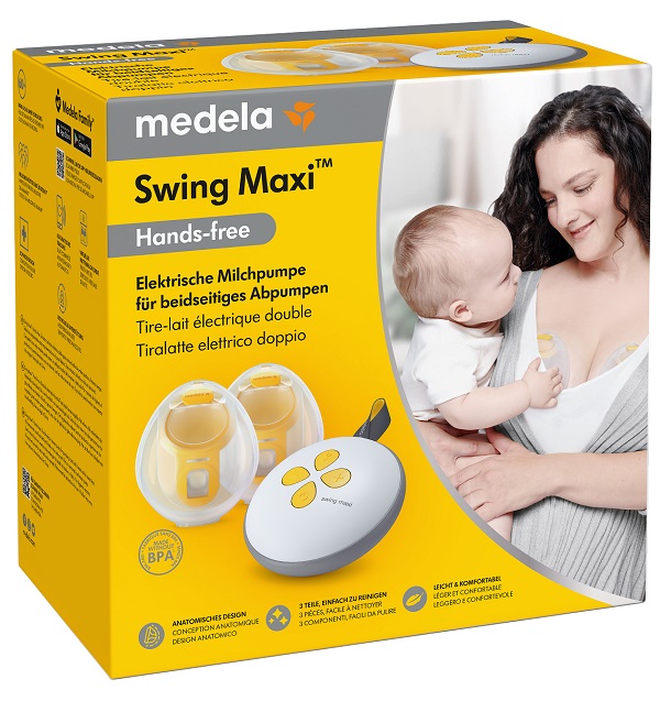 SWING MAXI TIRALATTE ELETTRICO DOPPIO HANDS FREE - Farmacia Mortise