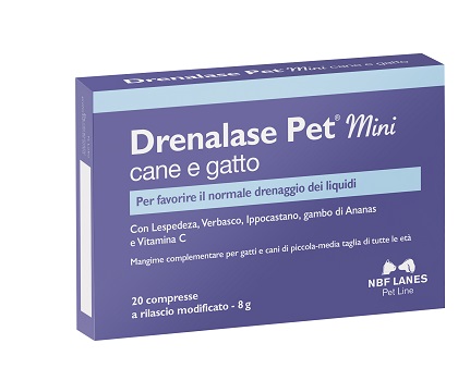 DRENALASE PET MINI CANE GATTO 20 COMPRESSE - Farmacia Mortise