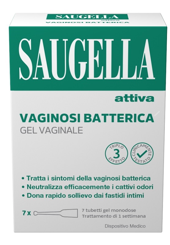 SAUGELLA ATTIVA VAGINOSI BATTERICA GEL VAGINALE 7 TUBETTI MONODOSE - Farmacia Mortise