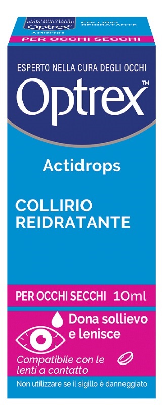 COLLIRIO REIDRATANTE OCCHI SECCHI OPTREX ACTIDROPS 10 ML - Farmacia Mortise