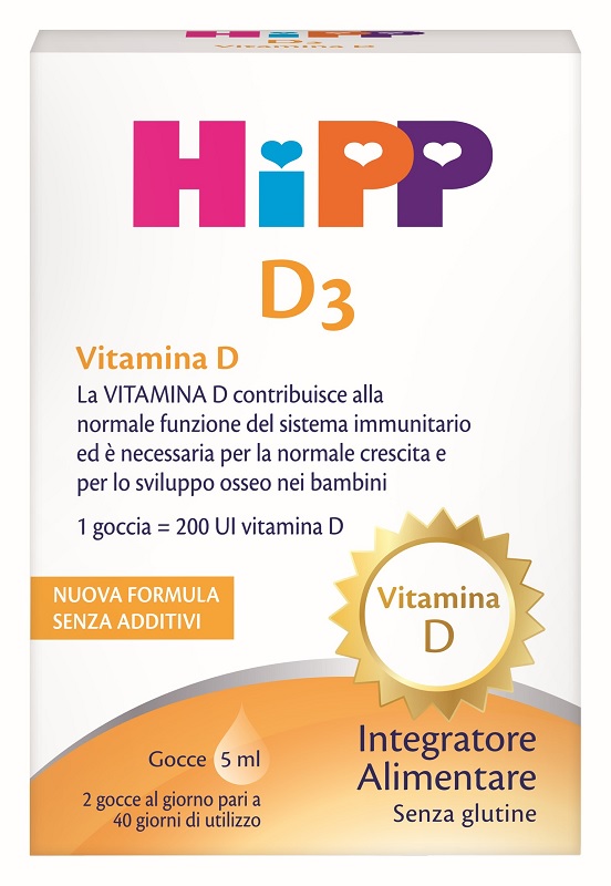 HIPP D3 5 ML NUOVA FORMULA - Farmacia Mortise