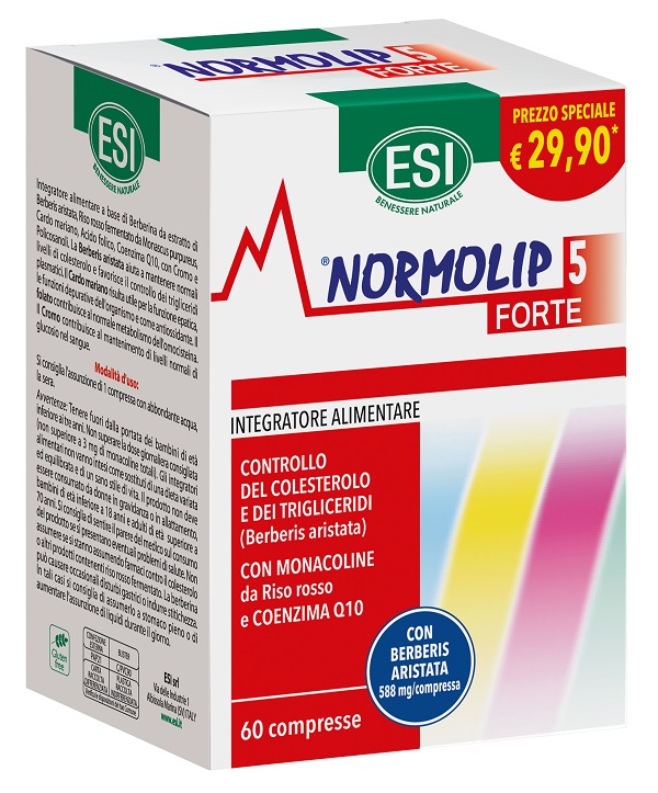 ESI NORMOLIP 5 FORTE OFFERTA 60 COMPRESSE - Farmacia Mortise
