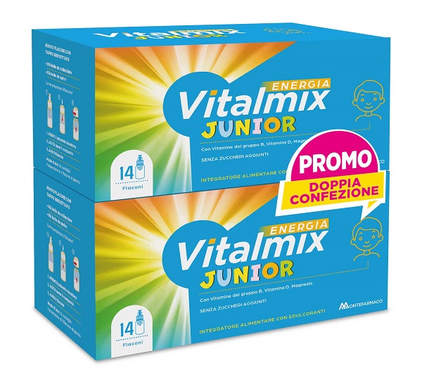 VITALMIX ENERGIA JUNIOR 14 FLACONCINI BIPACK - Farmacia Mortise