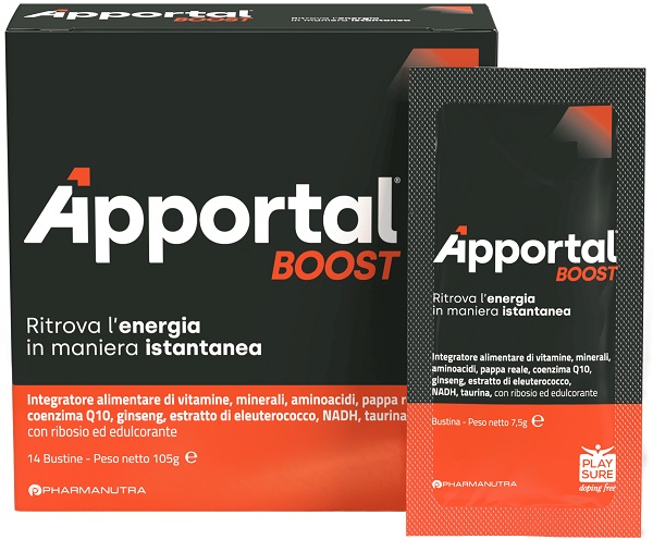 APPORTAL BOOST 14 BUSTINE CON EDULCORANTE - Farmacia Mortise