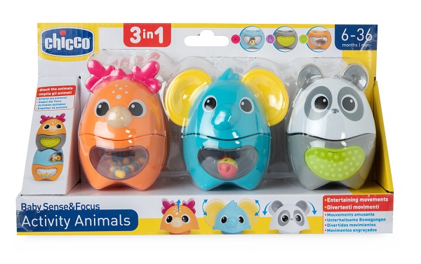 CHICCO GIOCO BABY SENSE&FOCUS ACTIVITY ANIMALS - Farmacia Mortise