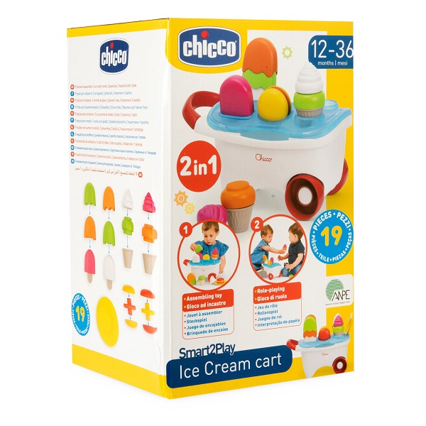 CHICCO GIOCO SMART2PLAY CARRETTO DEI GELATI - Farmacia Mortise