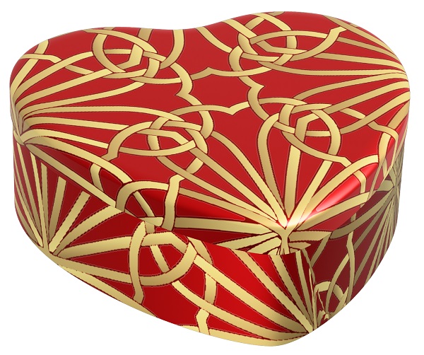 COLORS CANDELA CUORE ROSSO/ORO 95 G - Farmacia Mortise