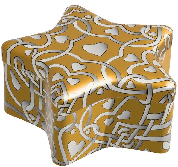 COLORS CANDELA STELLA OCRA/ARGENTO 95 G - Farmacia Mortise