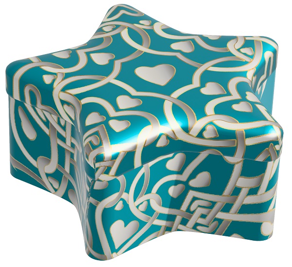 COLORS CANDELA STELLA TURCHESE/ARGENTO 95 G - Farmacia Mortise