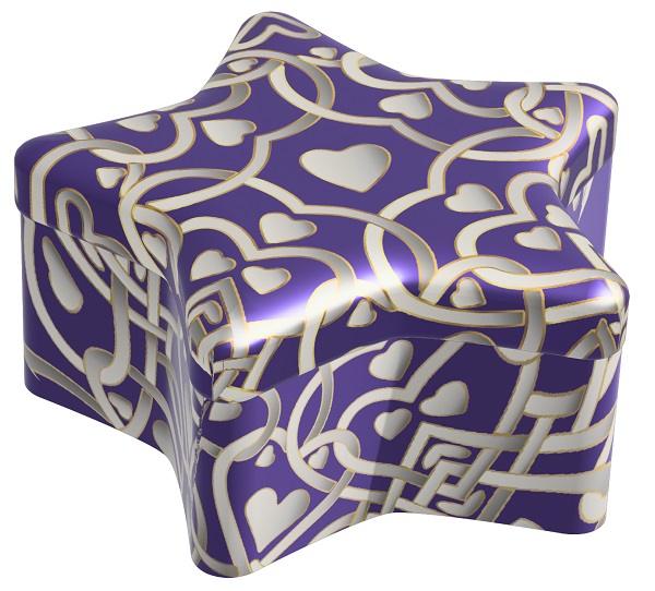 COLORS CANDELA STELLA VIOLA/ARGENTO 95 G - Farmacia Mortise