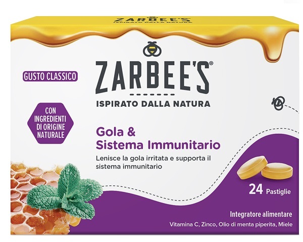 ZARBEE'S GOLA & SISTEMA IMMUNITARIO 24 PASTIGLIE - Farmacia Mortise