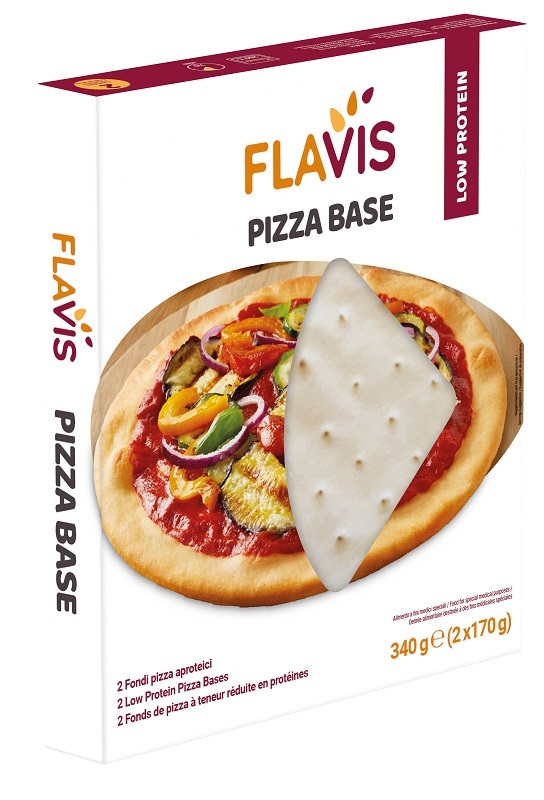 FLAVIS PIZZA BASE 2 FONDI PIZZA APROTEICI DA 170 G - Farmacia Mortise