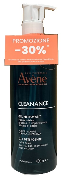 AVENE CLEANANCE GEL DETERGENTE 400 ML PREZZO SPECIALE - Farmacia Mortise