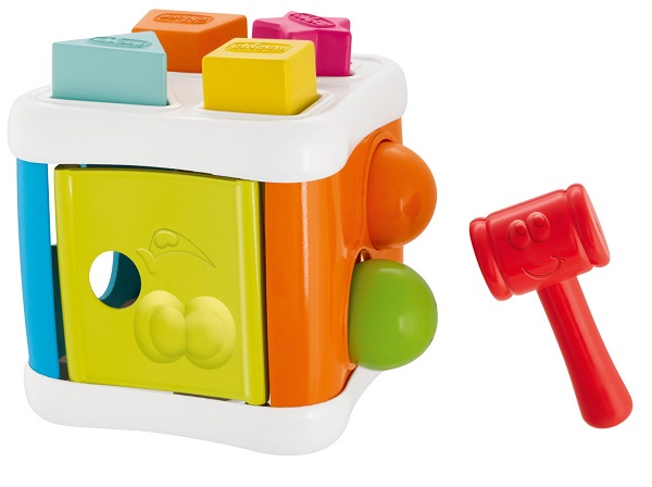 CHICCO GIOCO 2 IN 1 CUBO INCASTRA & MARTELLA 2022 - Farmacia Mortise