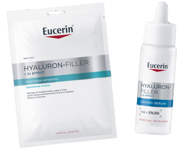 EUCERIN ANTI AGE XMAS PACK SIERO MASCHERA 2025 1 HYALURON FILLER MONO MASK + 1 HYALURON FILLER SIERO ANTI RUGHE 30 ML - Farmacia Mortise