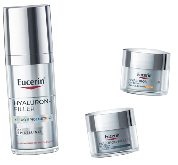 EUCERIN ANTI AGE XMAS PACK EPIGENETIC SERUM MINI 2025 1 EPIGENETIC SERUM 30 ML + 1 HYALURON FILLER CREMA SPF30 20 ML + 1 HYALURON FILLER NIGHT CREAM 20 ML - Farmacia Mortise