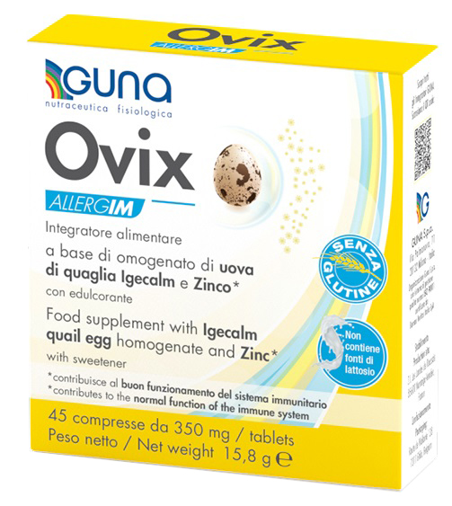 OVIX ALLERGIM 45 COMPRESSE DA 350 MG - Farmacia Mortise
