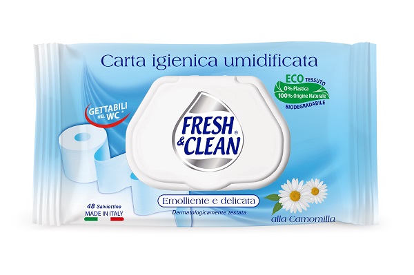 FRESH&CLEAN CARTA IGIENICA UMIDIFICATA 48 PEZZI - Farmacia Mortise