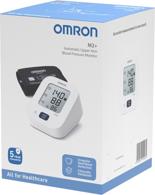 SFIGMOMANOMETRO DA BRACCIO OMRON M2+ - Farmacia Mortise