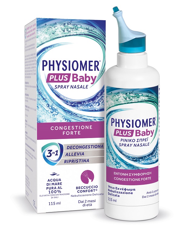 SPRAY NASALE PHYSIOMER PLUS BABY 115 ML - Farmacia Mortise