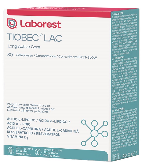 TIOBEC LAC 30 COMPRESSE - Farmacia Mortise