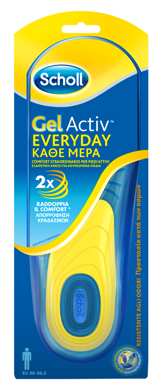 SCHOLL GEL ACTIV EVERYDAY UOMO - Farmacia Mortise