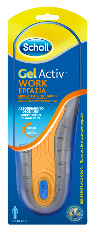 SCHOLL GEL ACTIV WORK UOMO - Farmacia Mortise