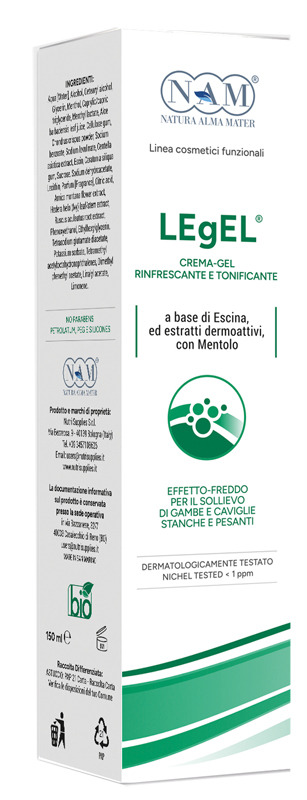 LEGEL CREMA-GEL RIFRESCANTE E TONIFICANTE PER GAMBE 150 ML - Farmacia Mortise
