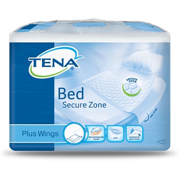 TRAVERSA PER INCONTINENZA TENA BED PLUS RIMBOCCABILE 80X180 CM PLUS 20 PEZZI - Farmacia Mortise