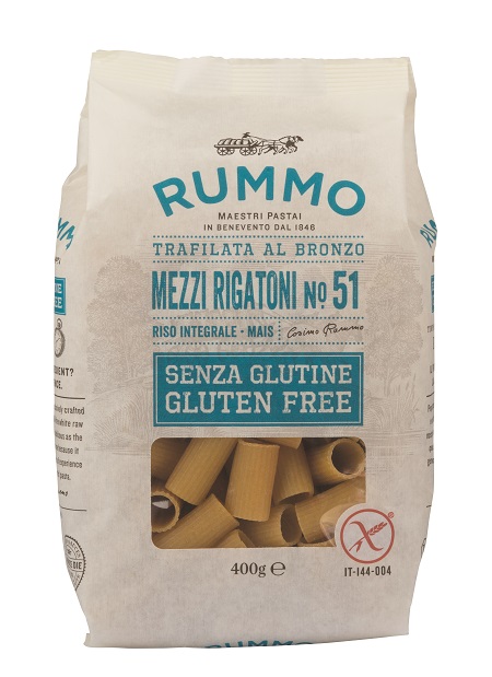 RUMMO MEZZI RIGATONI N51 DI RISO INTEGRALE E MAIS 400 G - Farmacia Mortise