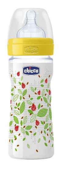 CHICCO BIBERON WELL BEING IN POLIPROPILENE UNISEX DA 250 ML MEDIUM SILICONE ITA - Farmacia Mortise
